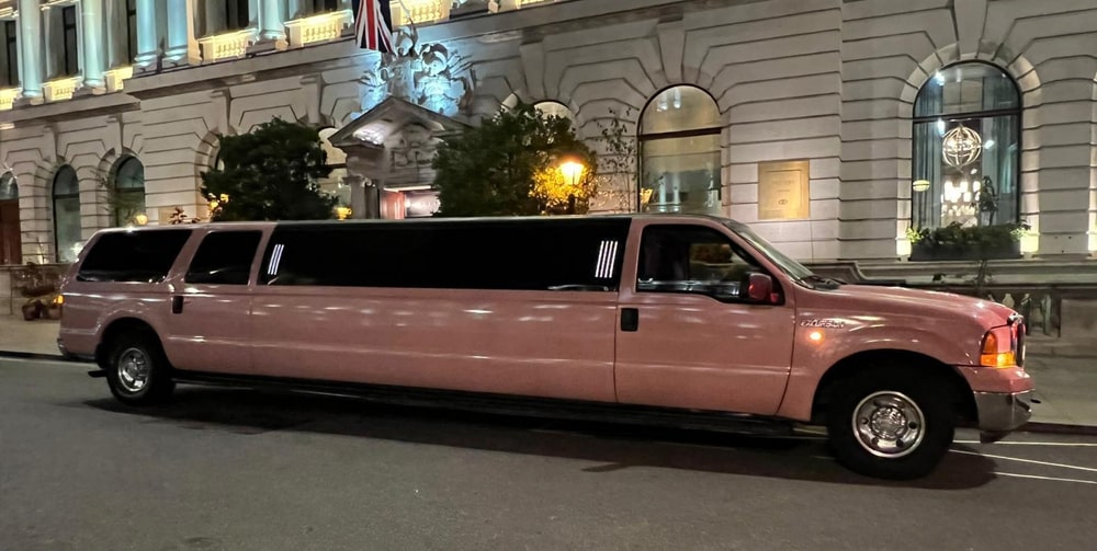 pink limo hire surrey